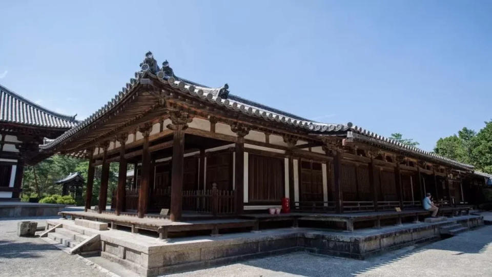 The vandalism took place at the Toshodaiji Temple in Nara, Japan (Getty Images)