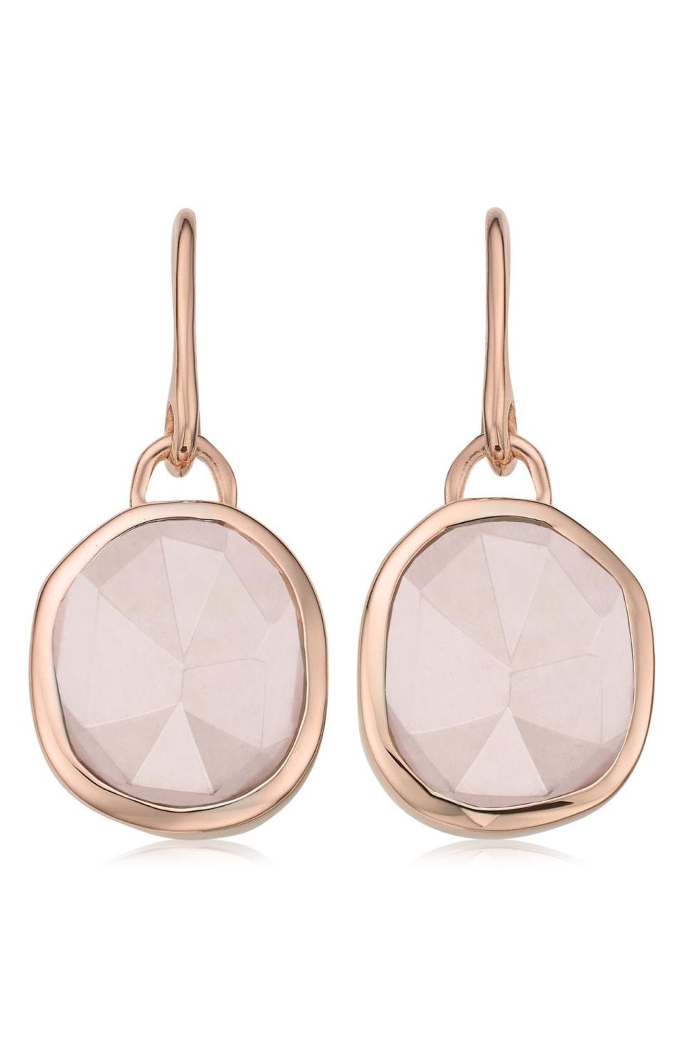 15) Siren Semiprecious Stone Drop Earrings
