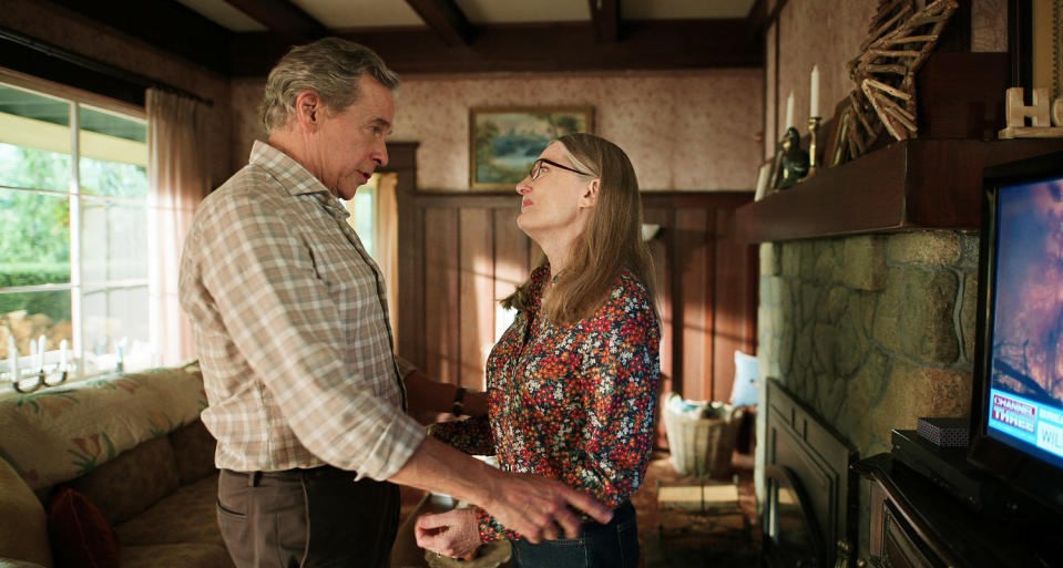 Tim Matheson as Doc Mullins and Annette O’Toole as Hope in 