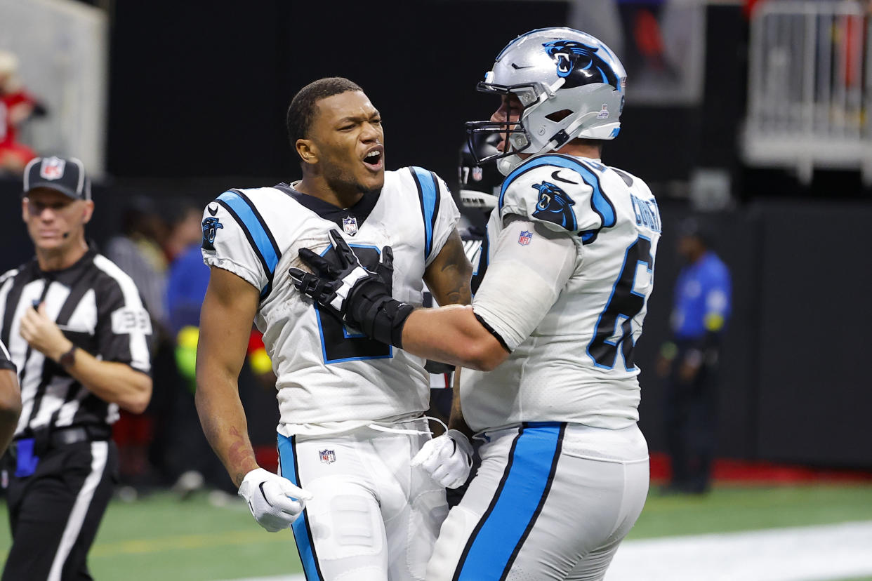 DJ Moore #2 of the Carolina Panthers is back to being a fantasy star