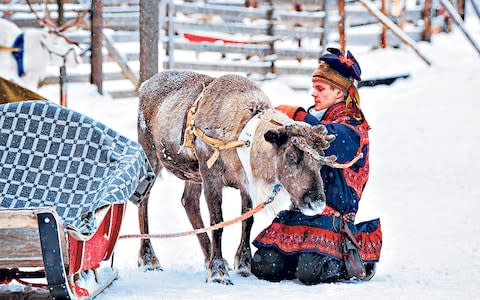 "We were treated to tales of lore and Lappish culture" - Credit: ROMAN BABAKIN