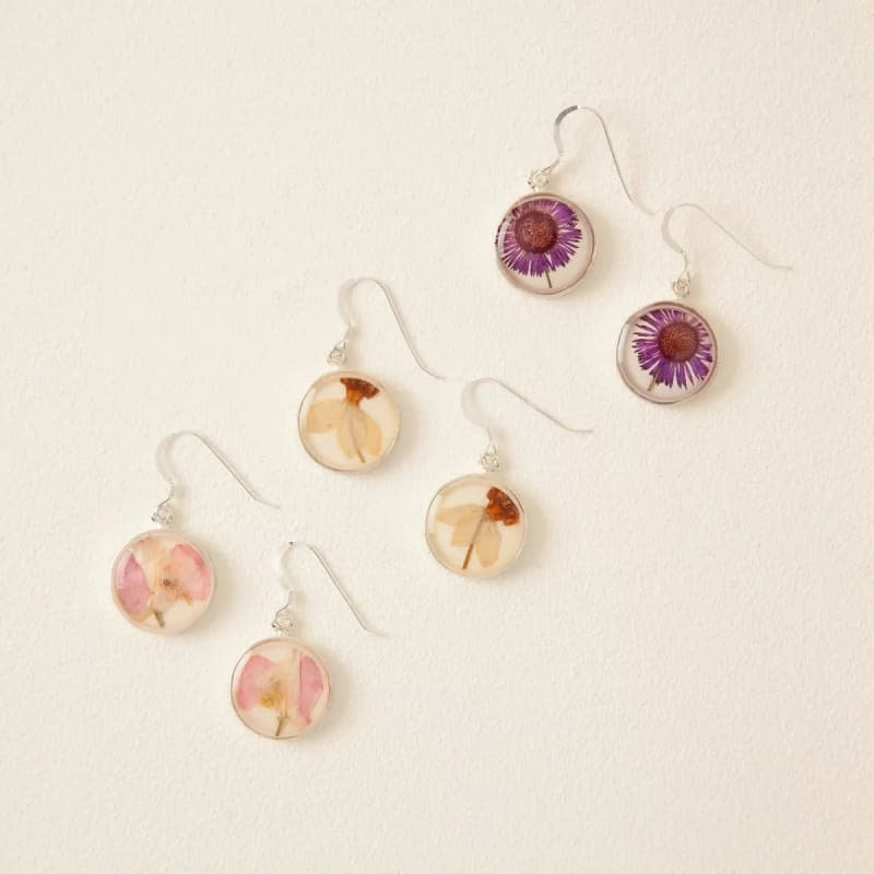 Birth Flower Earrings