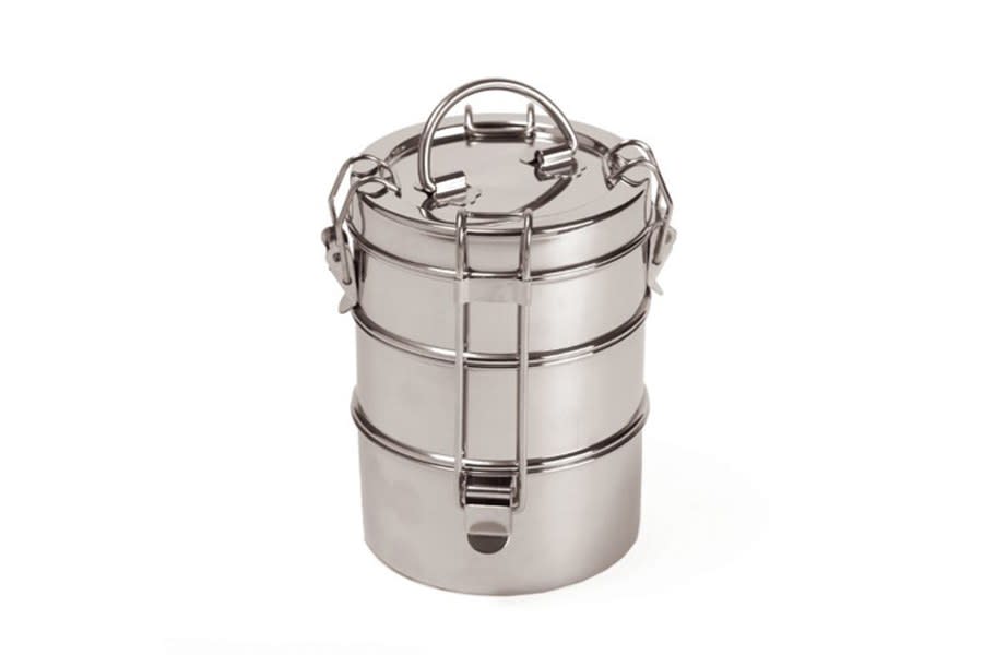 3-Tier Stainless Steel Tiffin, $22