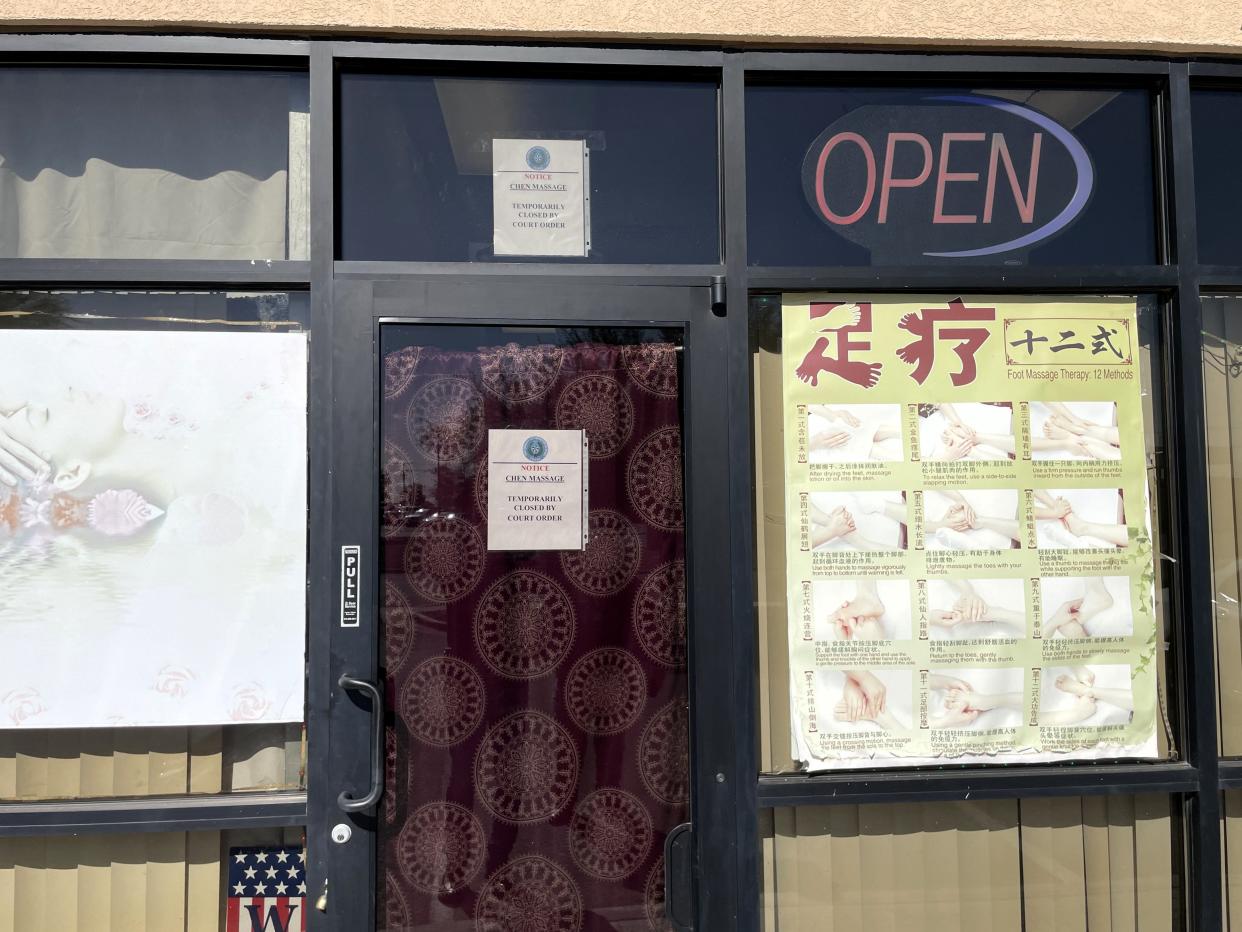 Chen Massage was temporarily shut down by a court order after an investigation by the El Paso County Attorney's Office revealed the parlor was allegedly providing sexual services to customers.