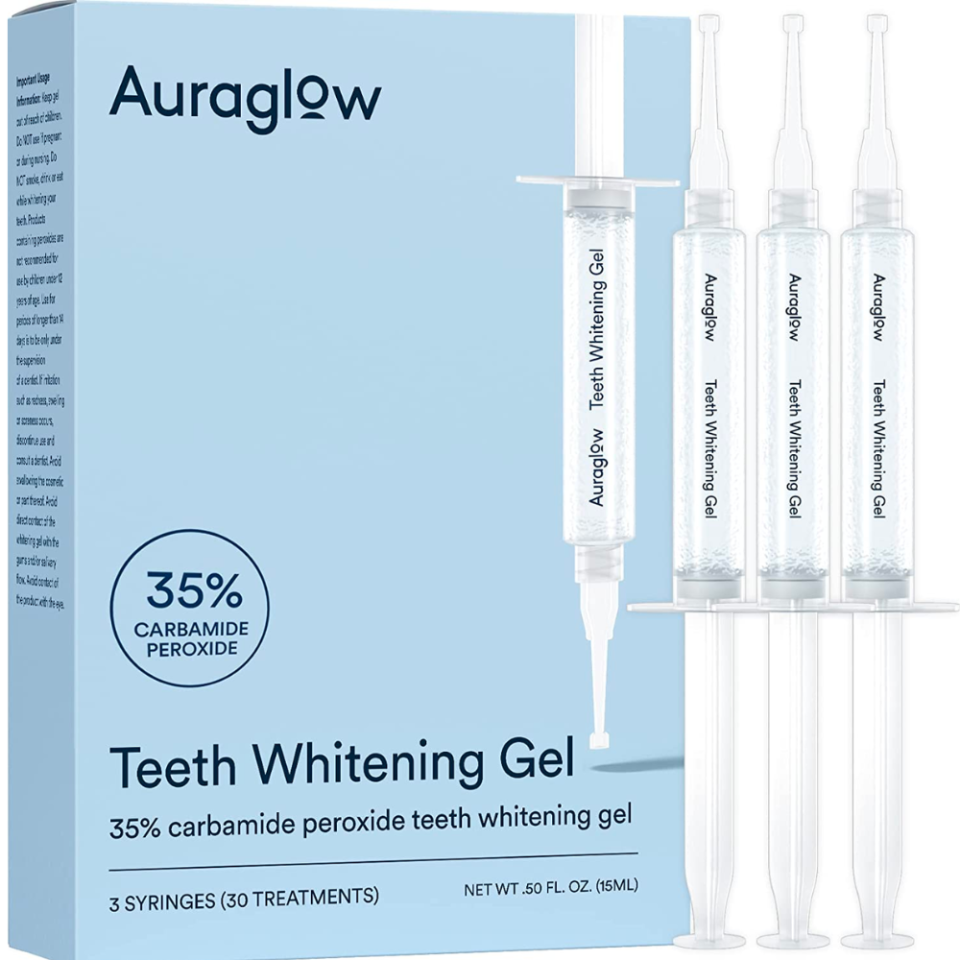 Auraglow 35% Teeth Whitening Gel Syringe Refill Pack