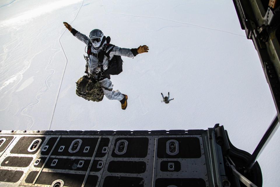 Navy SEAL HALO parachute jump Alaska Arctic