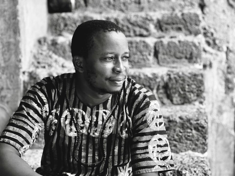 This undated promotional image shows Sierra Leone-based documentary filmmaker Lansana Mansaray, also known as Barmmy Boy.