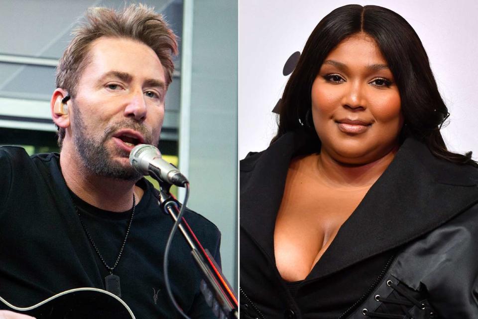 Santiago Felipe/Getty; Sarah Morris/Getty Chad Kroeger of Nickelback, Lizzo