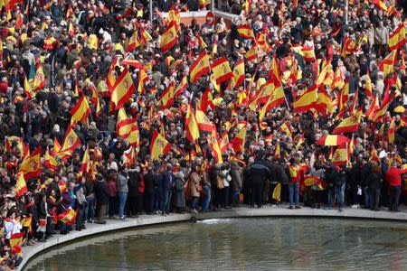 <p>La Policía Nacional cifra en 45.000 los asistentes a la concentración de Colón. REUTERS/Sergio Perez </p>