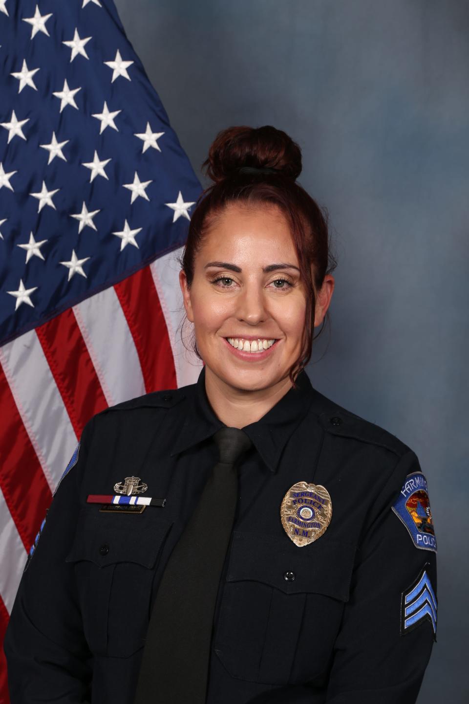 Farmington Police Department Sgt. Rachel Discenza.