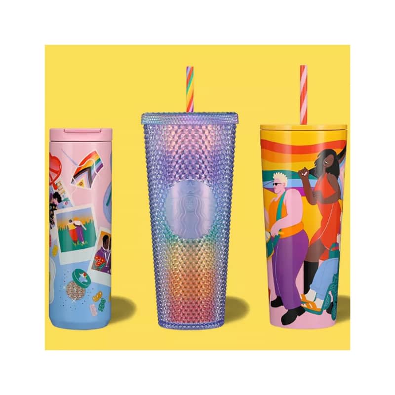 Starbucks Just Released Gorgeous Colorful Drinking Cups for Summer