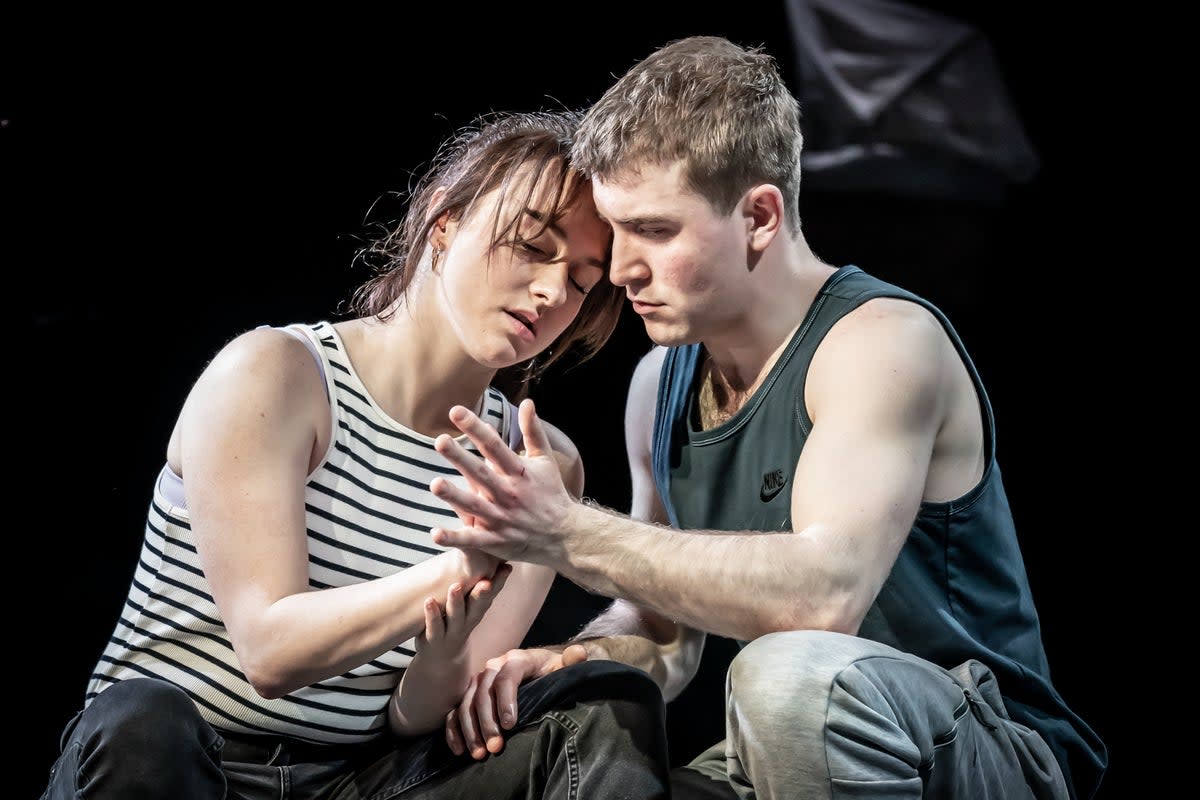 Rosie Sheehy and Callum Scott Howells in ‘Romeo and Julie' (Marc Brenner)