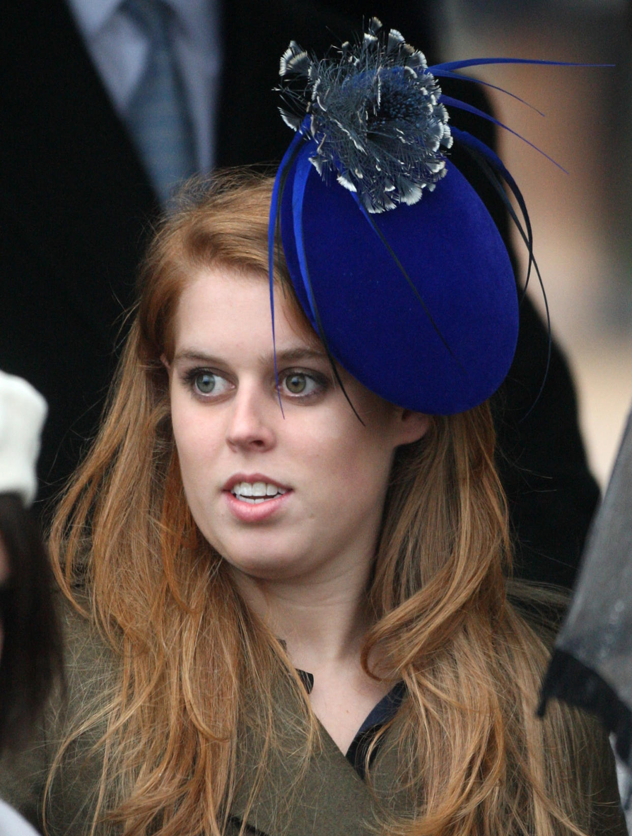 Princess Beatrice Attends Christmas Day Service At Sandringham Church. (Photo by Mark Cuthbert/UK Press via Getty Images)