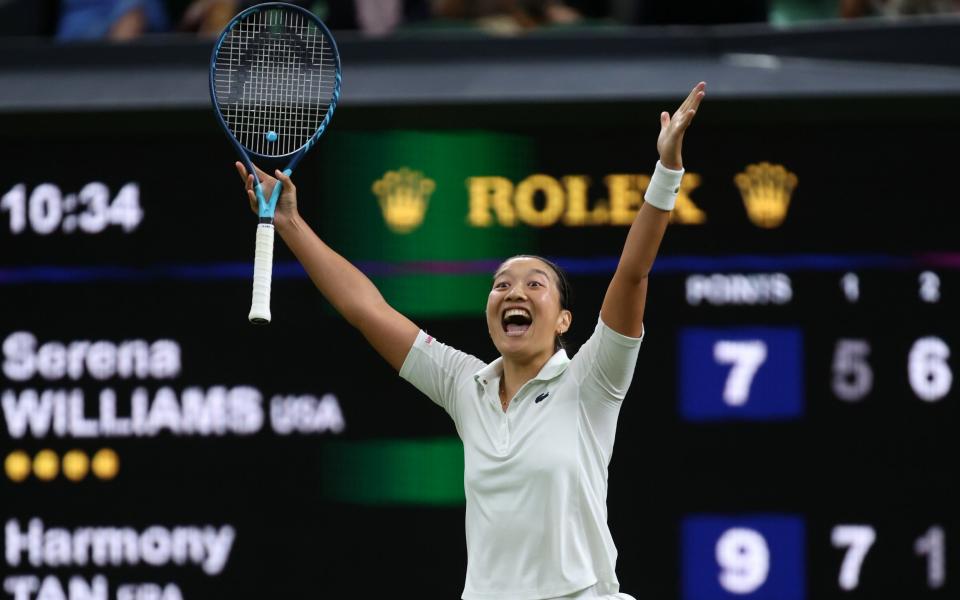 serena williams vs harmony tan wimbledon 2022 live score latest - GETTY IMAGES