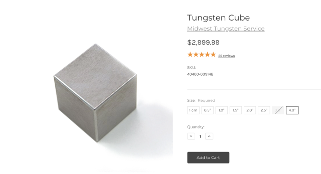 tungsten cube crypto