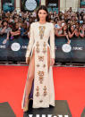 <p>Kendall Jenner arrives at the 2014 MuchMusic Video Awards at MuchMusic HQ on June 15, 2014 in Toronto, Canada.</p>