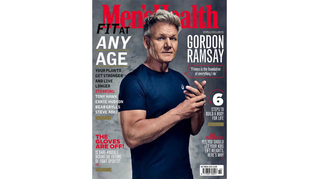 Gordon Ramsay on the cover of Men's Health