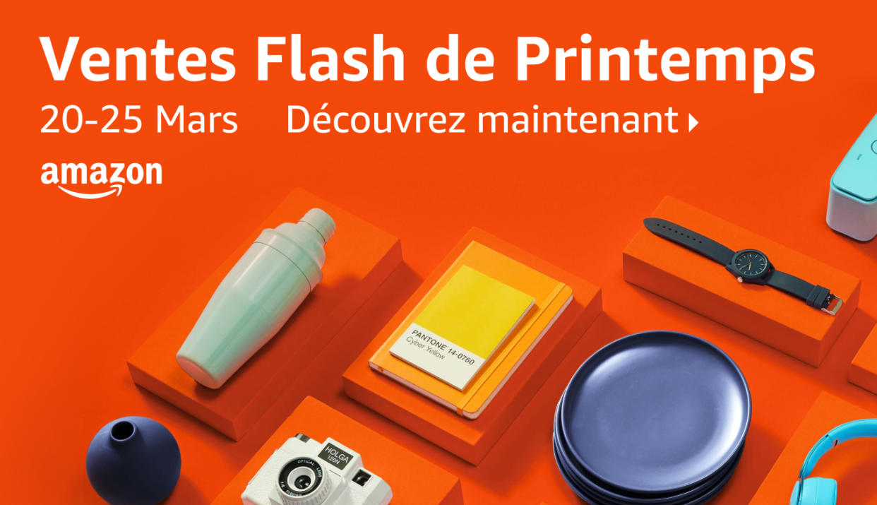 Les ventes flash de printemps auront lieu du 20 au 25 mars sur Amazon. (Photo : Amazon)