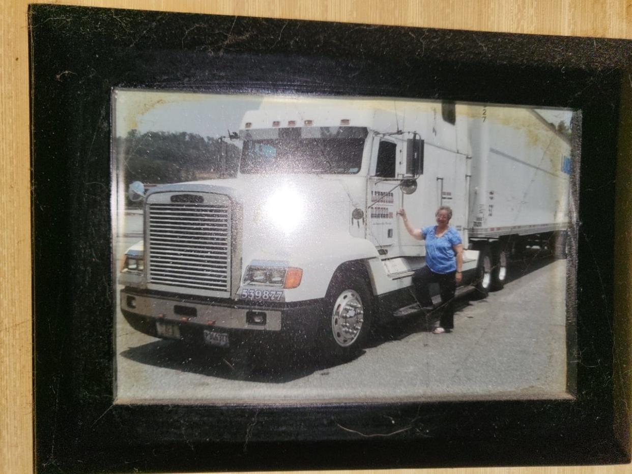 Jackie Gardner began her life as a long-haul truck driver when she was still a child, riding along with her father. Her semi has more than 3 million miles on it.