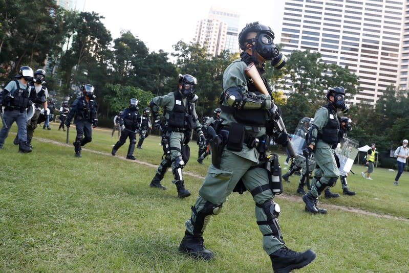 Hong Kong protesters gather for "emergency" call for autonomy