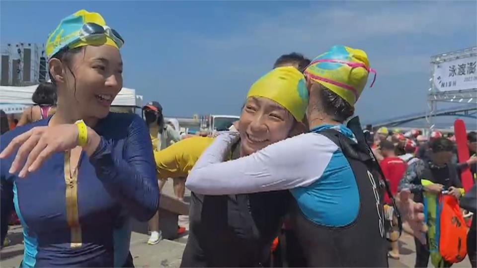 最美三鐵女主持人段慧琳　「泳渡澎湖灣」挑戰5公里完賽直呼不是鬧著玩的