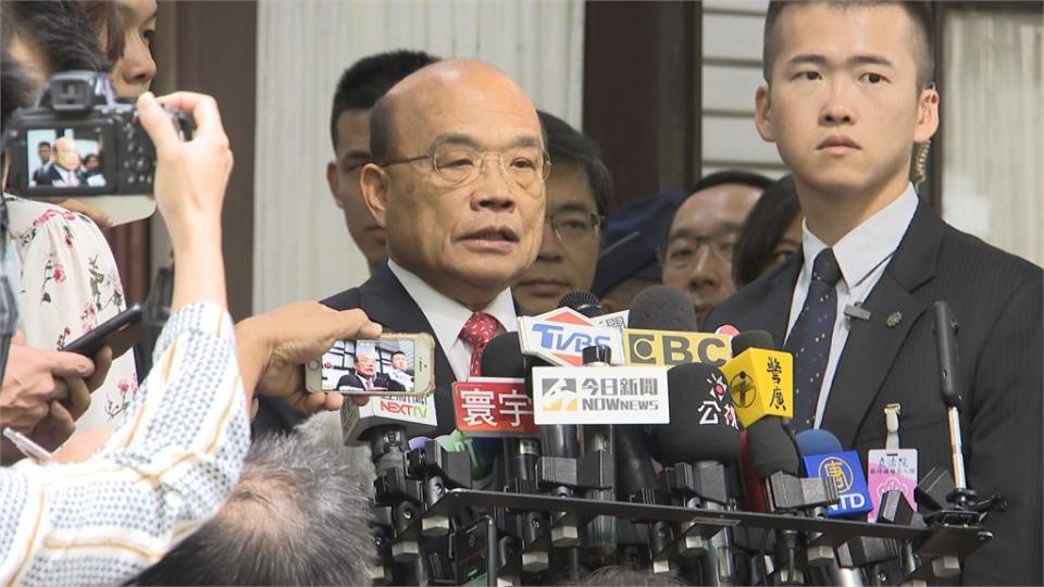 <p>行政院長蘇貞昌表示，中國又用金錢誘引，使得台灣的邦交受到打擊。</p>