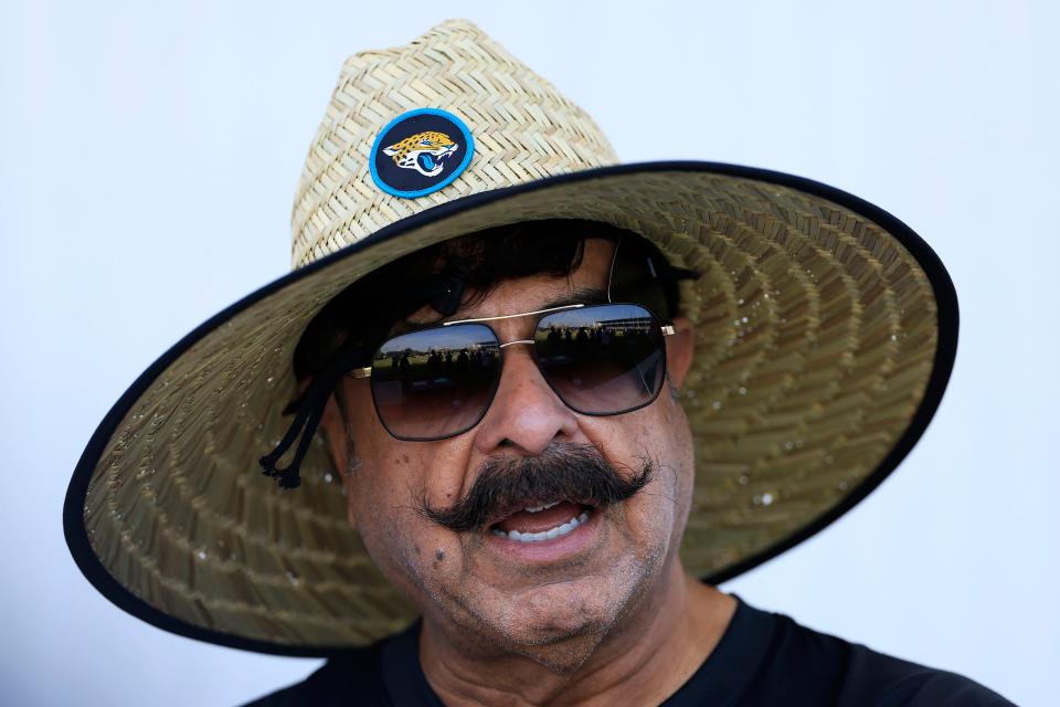 Jaguars owner Shad Khan has a net worth of $12.2 billion, according to the Forbes 400 rankings.