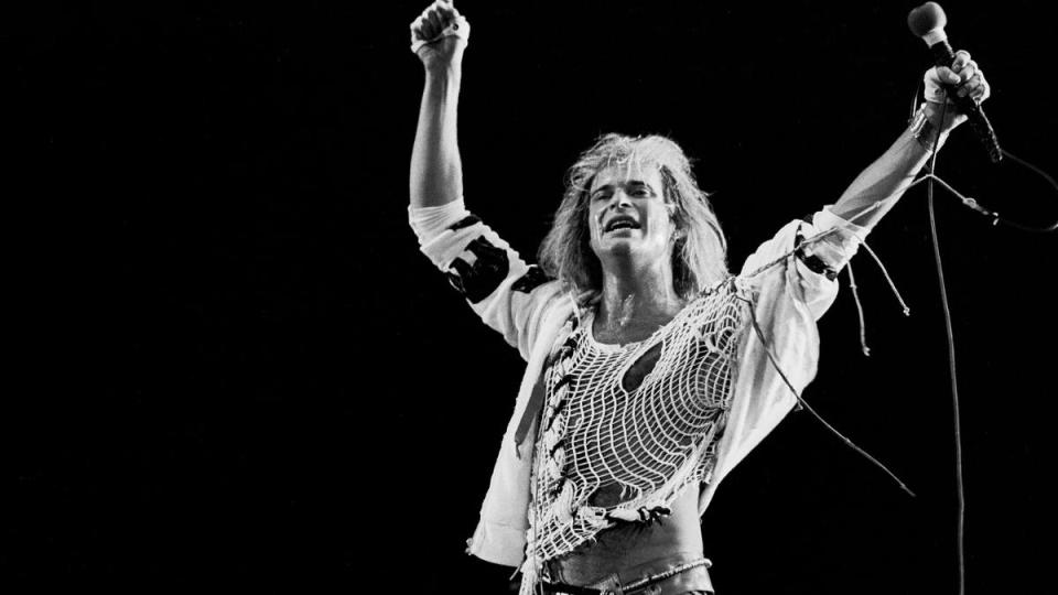 David Lee Roth performing