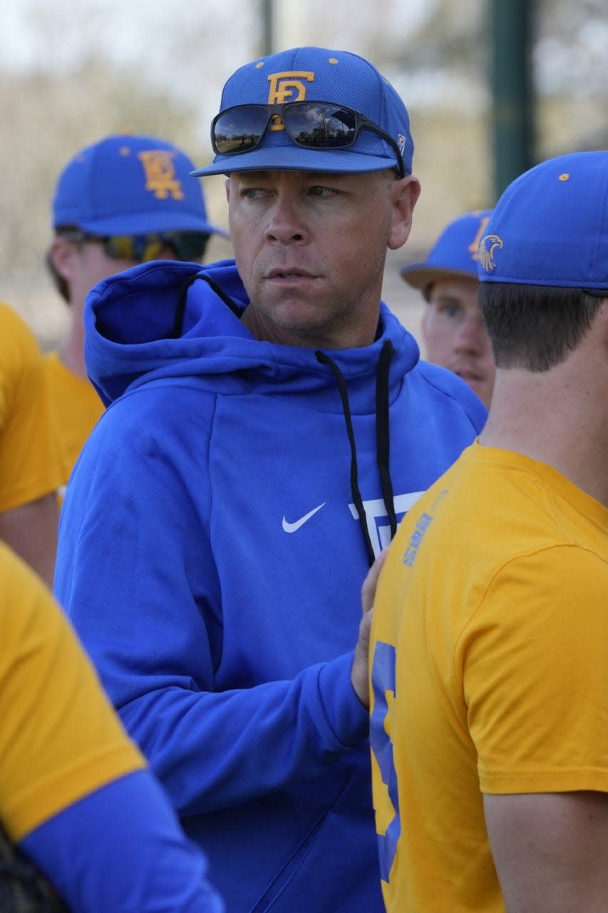 Randy Stegall reached 500 wins as Embry-Riddle's baseball coach last Sunday.