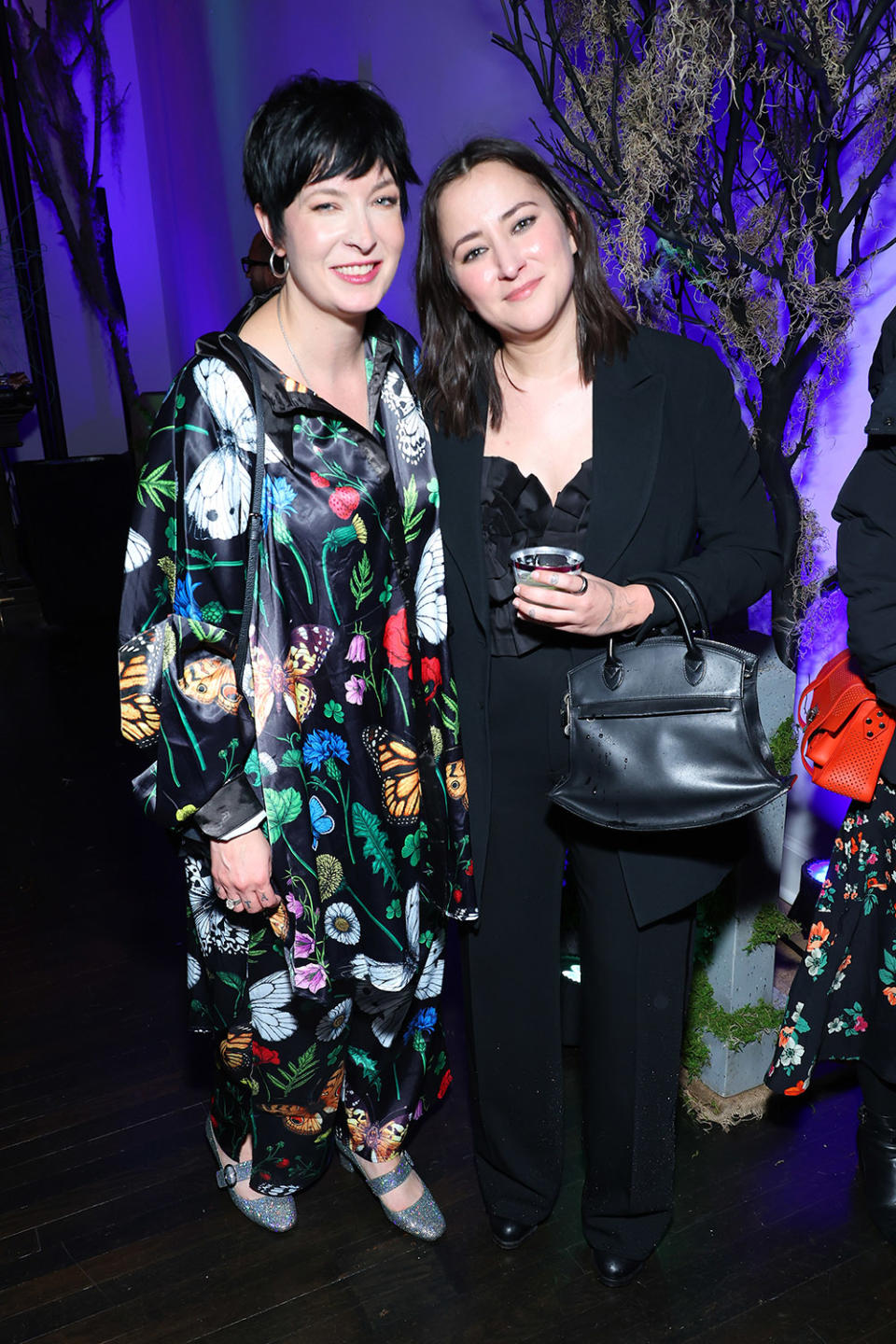 Diablo Cody and Zelda Williams attend Los Angeles special screening of Focus Features' "Lisa Frankenstein" at the Hollywood Athletic Club on February 05, 2024 in Hollywood, California.