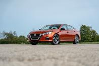 <p>The Altima sold more units than the Honda Accord in the first quarter, but a weak second quarter saw it drop further down the chart. Nissan's mid-size sedan ended up being down 34 percent compared with 2019.</p><p><a class="link " href="https://www.caranddriver.com/nissan/altima" rel="nofollow noopener" target="_blank" data-ylk="slk:All about the Altima;elm:context_link;itc:0;sec:content-canvas">All about the Altima</a></p>