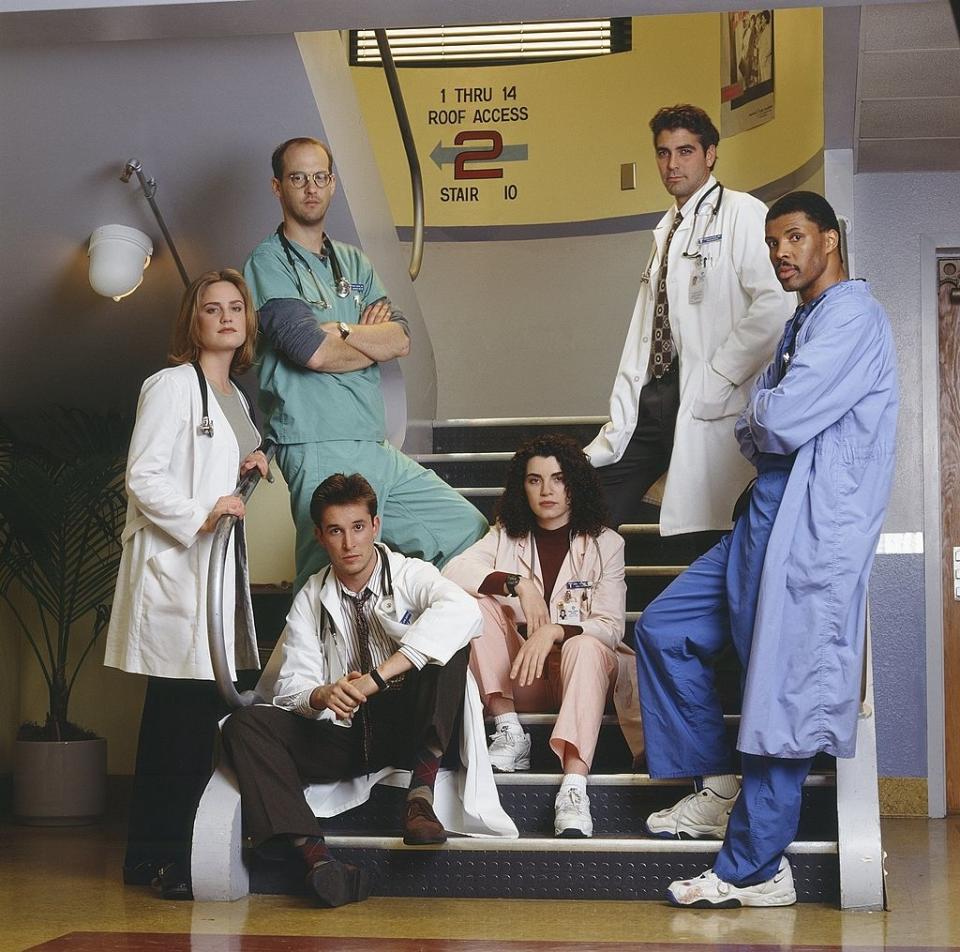 The cast of ER