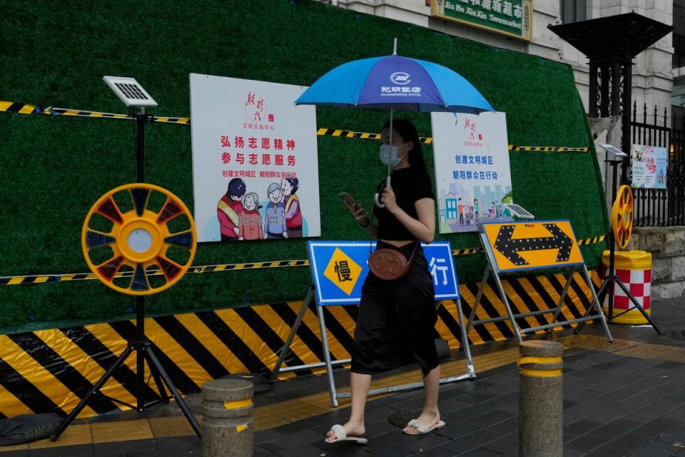 CHINA-INUNDACIONES (AP)