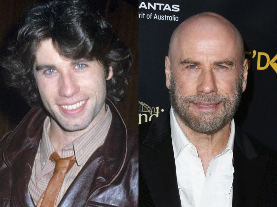 john travolta in his 20s