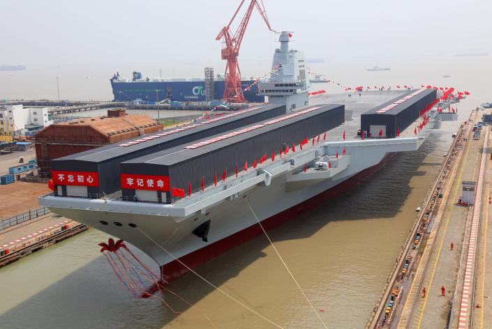 China aircraft carrier Fujian