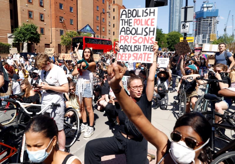 Protest against the death of George Floyd, in London