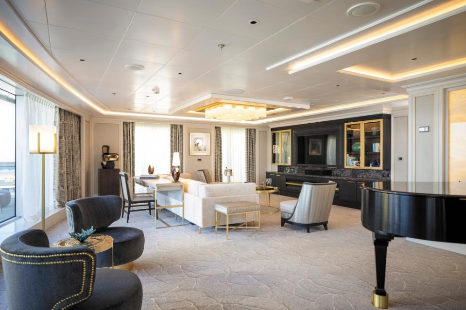 Fares for the World of Splendor 2027 World Cruise begin at $91,499 per guest climbing up to a record-breaking $839,999 per guest for the decadent Regent Suite — $1.7 million dollars for two guests. RSSC