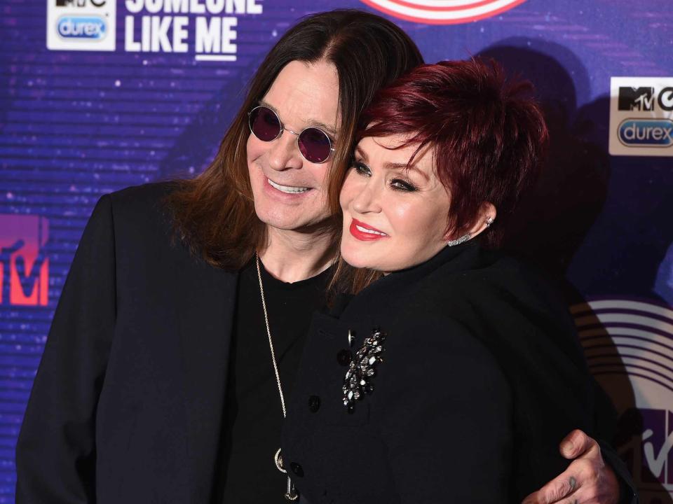 Ian Gavan/Getty Ozzy Osbourne and Sharon Osbourne attend the MTV EMA