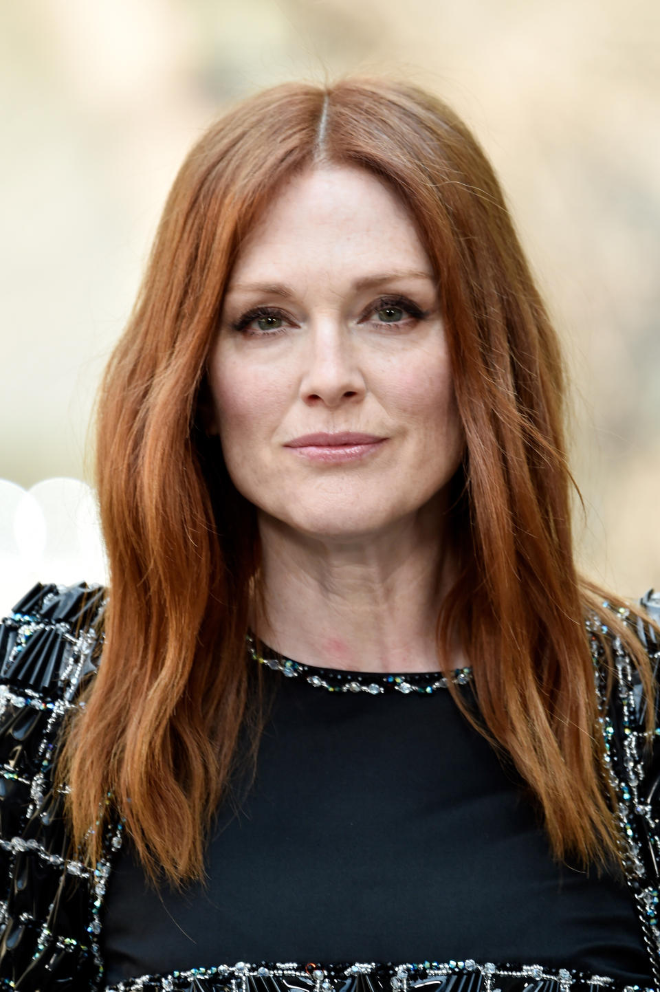 A closeup of Julianne Moore