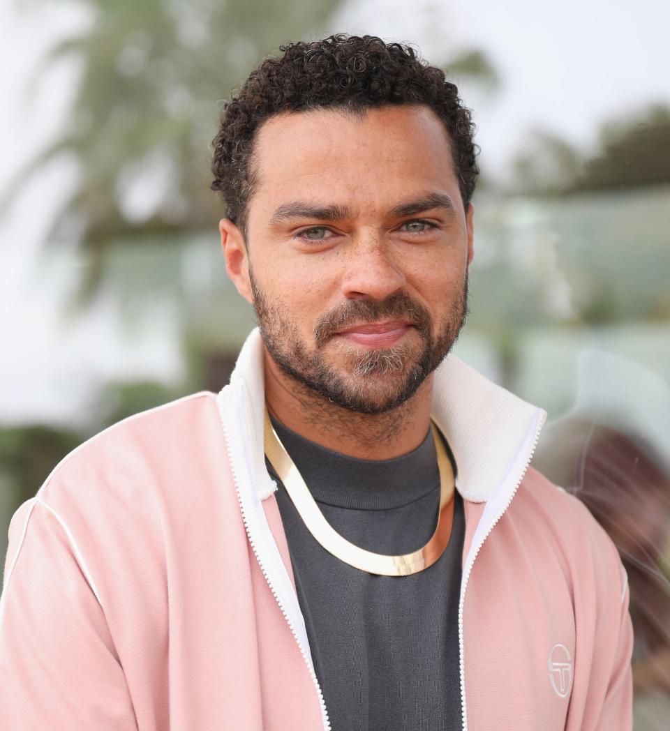 Jesse Williams smiles