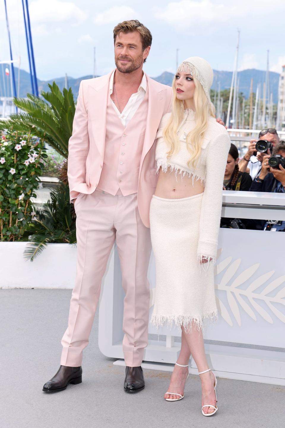 Chris Hemsworth and Anya Taylor-Joy (Getty Images)