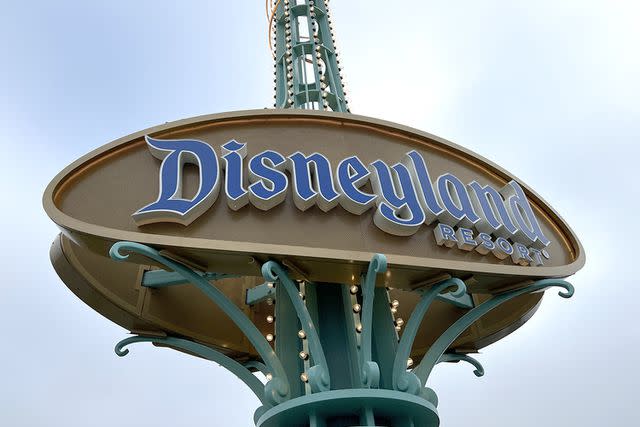 <p>Smith Collection/Gado/Getty Images</p> Disneyland entrance sign