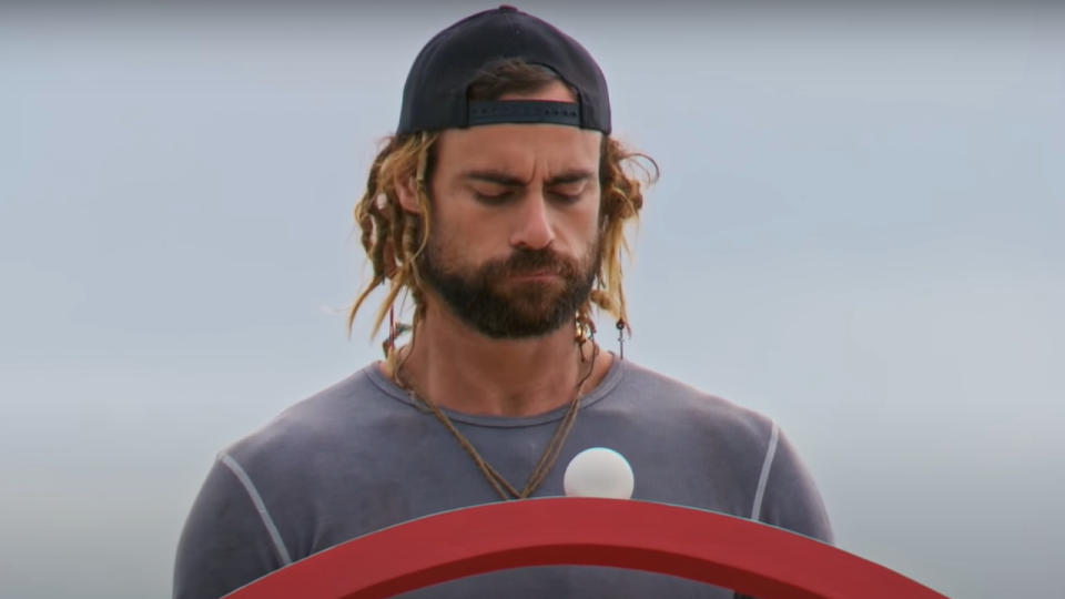 screenshot of Jonathan Young on Survivor 42