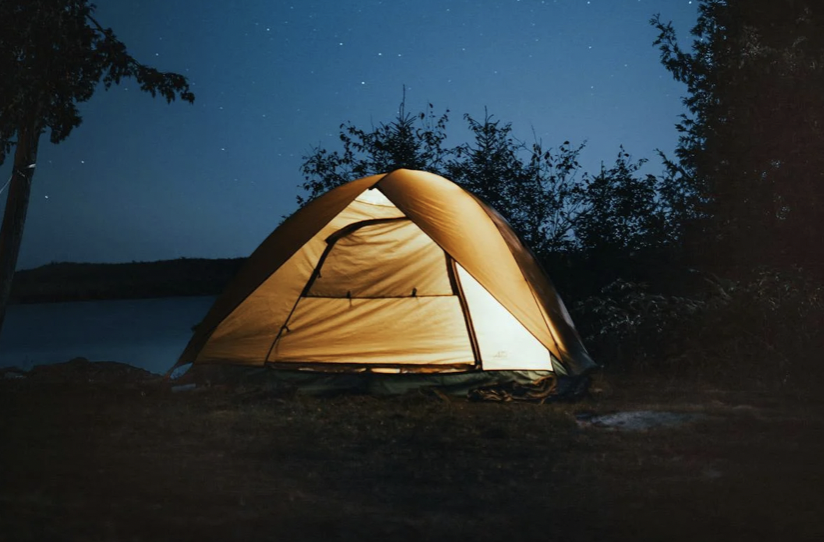 在野外露營時，若是周遭有食物或是剛下完雨都有可能遇到「蟲蟲大軍」。（示意圖／Pexels）