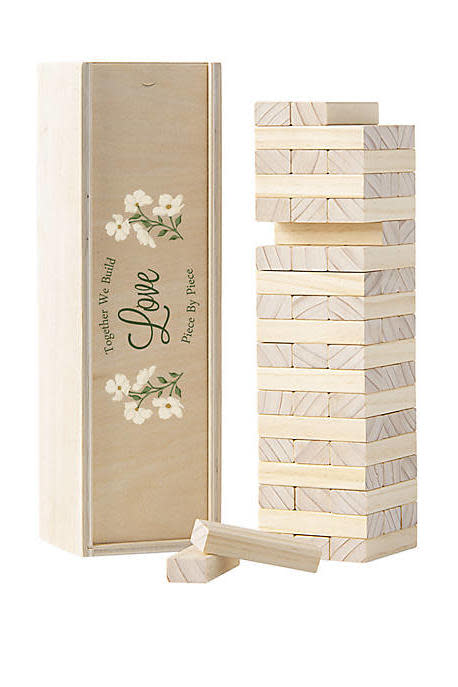 Cathy's Concepts Building Love Wedding Guest Book, $65