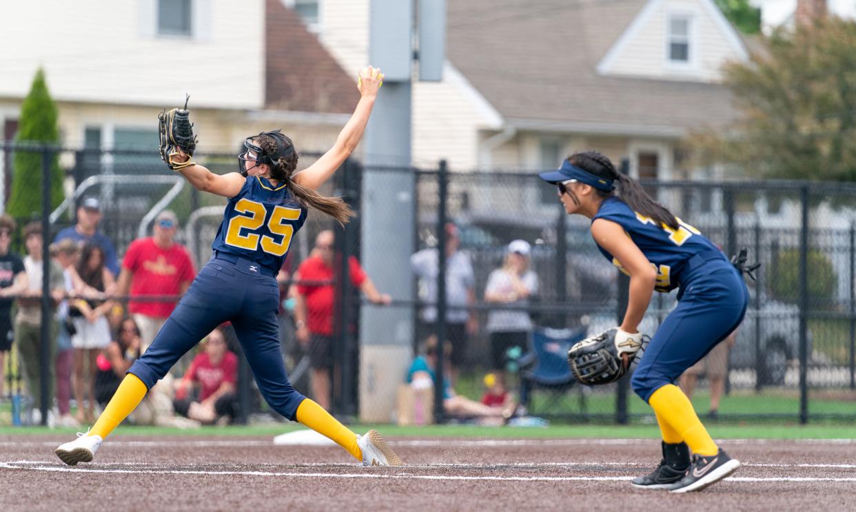 Marlboro defeated the Hillsborough high school softball team in the Group 4 final on Saturday morning at the field at Kean University softball field in Union.