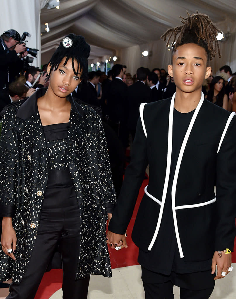 Willow and Jaden Smith