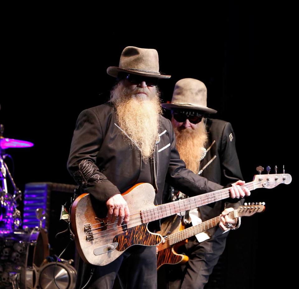 ZZ Top, pictured here in 2012, performed at the 1986 Mountain Aire festival.