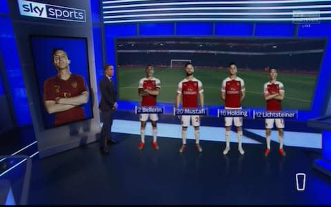 Arsenal Arsenal Arsenal: it's Arsenal - Credit: Sky