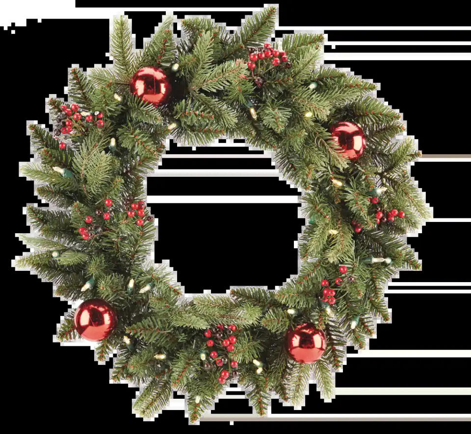 NOMA Grandin Ultra Real Artificial Christmas Wreath. Image via Canadian Tire.